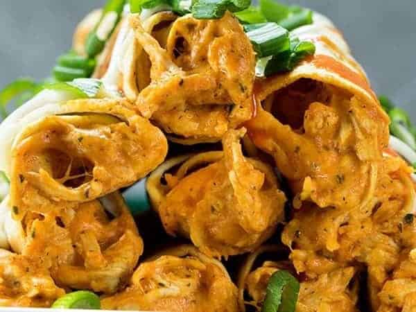 buffalo chicken taquitos