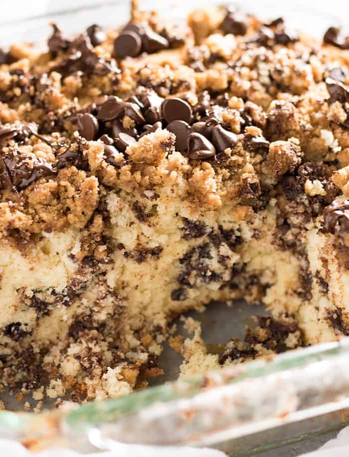 chocolate chip easy breakfast cake