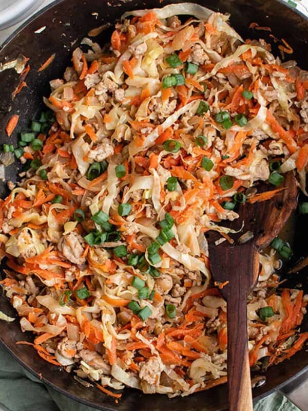 egg roll in a bowl