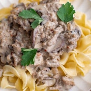 ground beef stroganoff