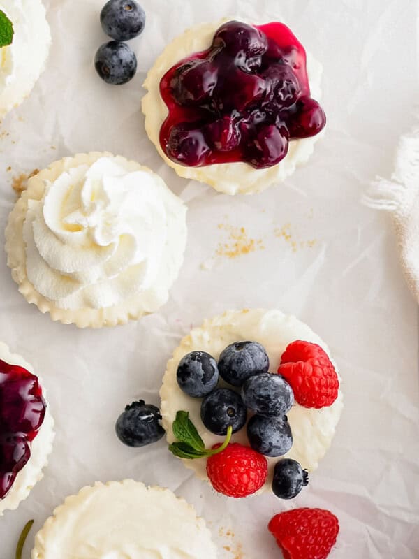 mini cheesecakes