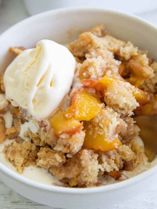 peach cobbler