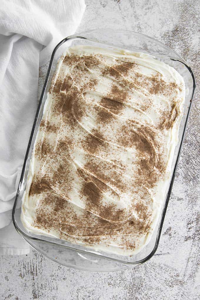 pumpkin cake in a pan
