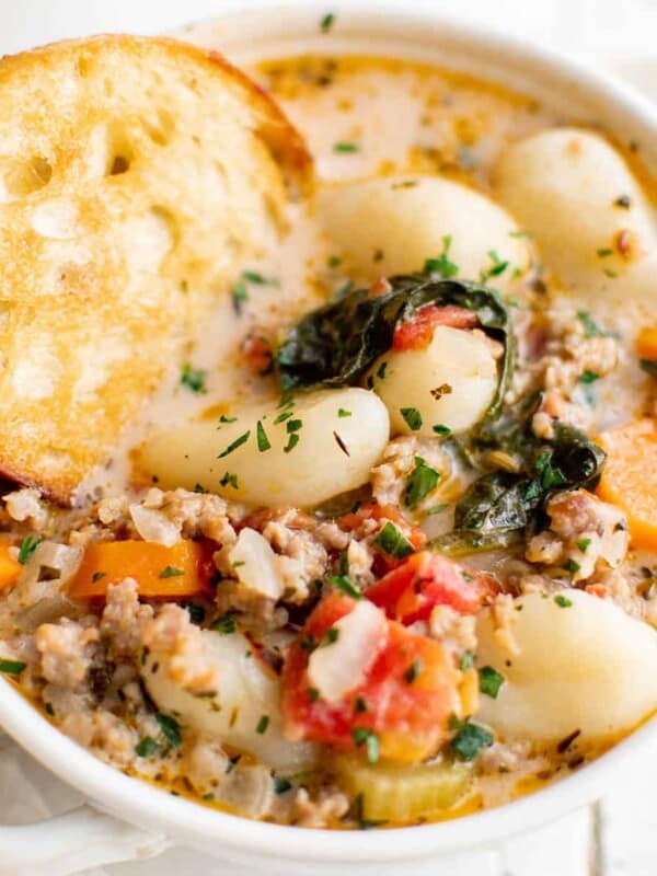 sausage gnocchi soup