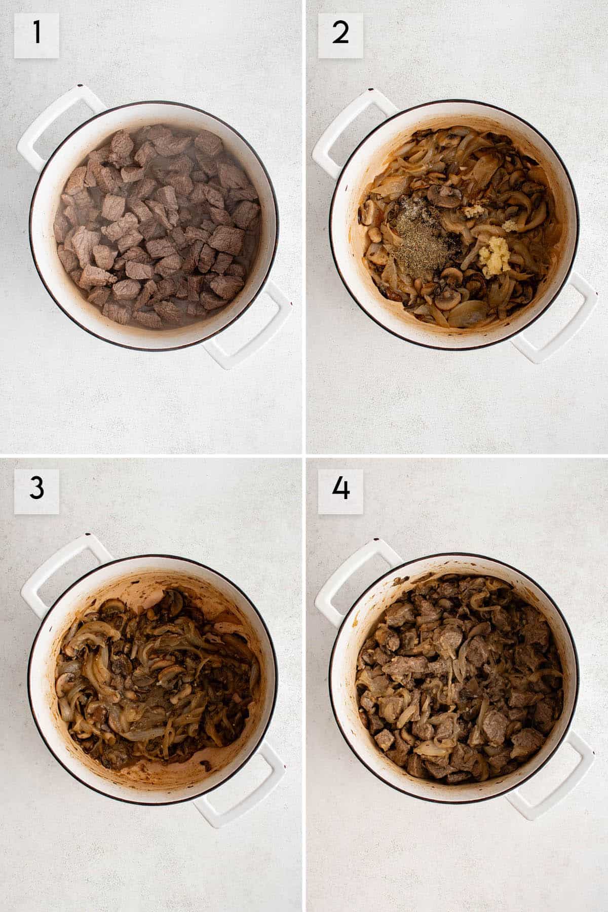photo collage how to make steak bites